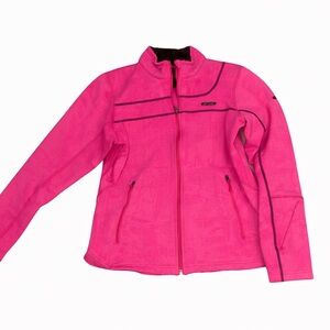 Under Armour Women’s Full Zip Fleece Jacket – Vibrant Pink | Size Large
